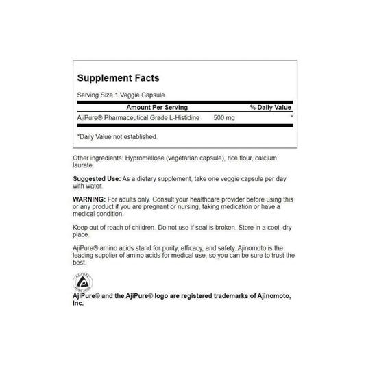 Swanson AjiPure L-Leucine 500mg Capsules 60 Capsules
