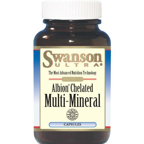 Swanson Albion Chelated Multi-Mineral Glycinate 120 Capsules