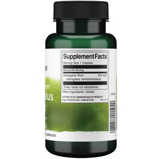 Swanson Astragalus Root 470mg Capsules 100 Capsules