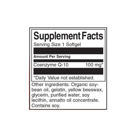 Swanson CoQ-10 100mg Softgels 100 Softgels
