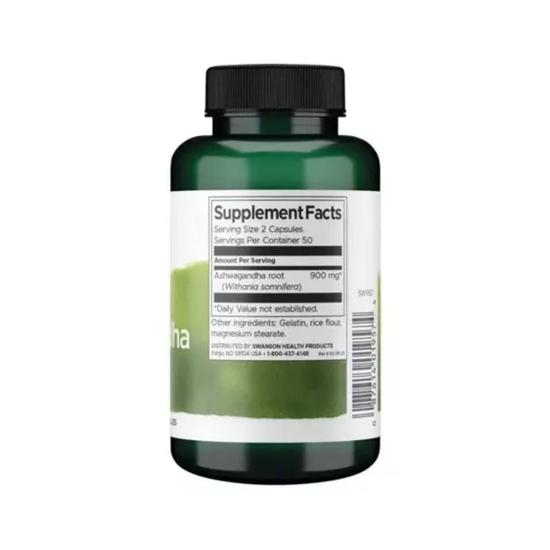 Swanson Full Spectrum Ashwagandha 450mg Capsules 100 Capsules