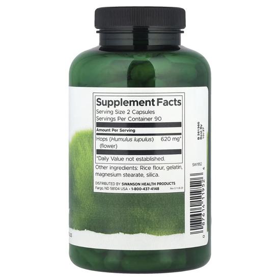 Swanson Full Spectrum Hops 310mg Capsules 180 Capsules