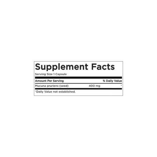 Swanson Full Spectrum Mucuna Pruriens 400mg Capsules 60 Capsules
