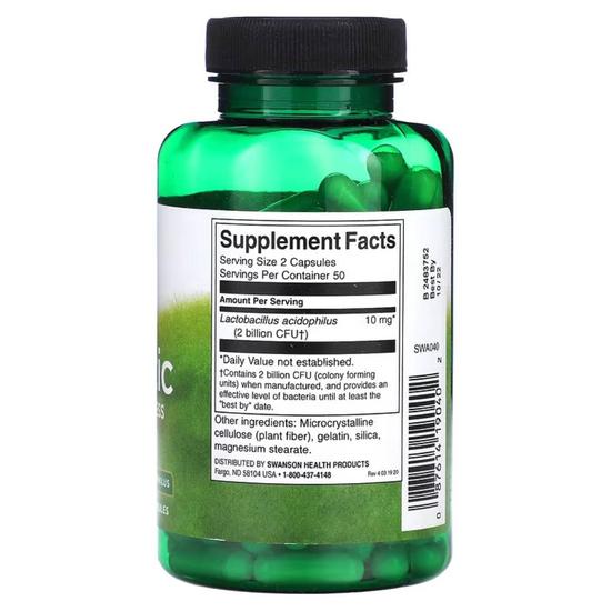 Swanson Probiotic Capsules 120 Capsules