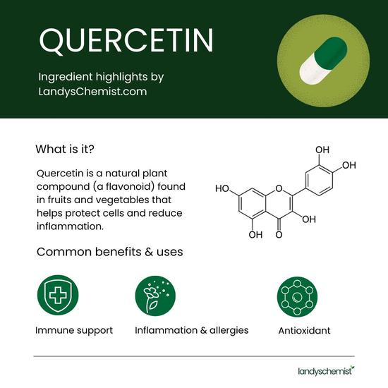 Swanson Resveratrol & Quercetin Capsules 30 Capsules