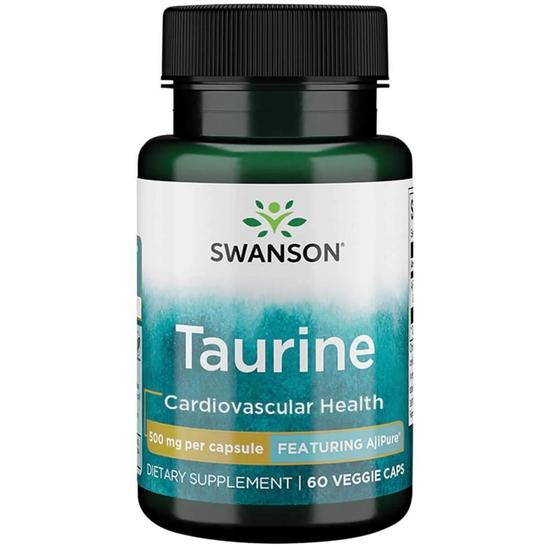 Swanson Taurine 500mg Capsules 60 Capsules