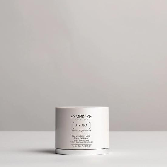 Symbiosis [Rose + Glycolic Acid] Rejuvenating Gentle Face Exfoliator Signature Pack