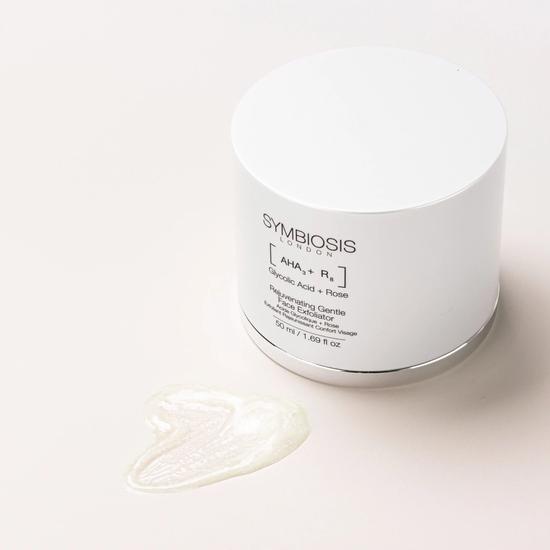 Symbiosis [Rose + Glycolic Acid] Rejuvenating Gentle Face Exfoliator Signature Pack