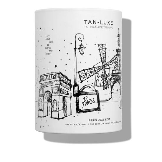 TAN-LUXE Paris Luxe Edit Set Gradual Illuminating Tanning Lotion + The Face + The Body