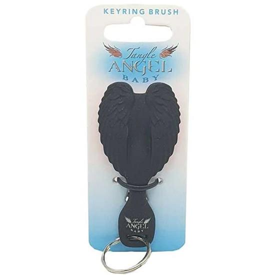 Tangle Angel Baby Keyring Brush Black Pink
