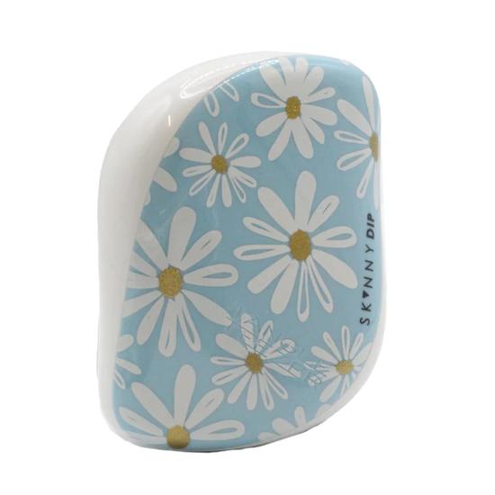 Tangle Teezer Compact Skinny Dip Detangling Hair Brush Dreamy Daisy