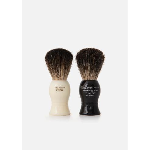 Taylor of Old Bond Street Small Badger Shaving Brush Black