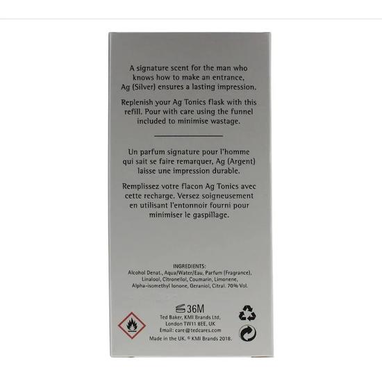 Ted Baker Ag Eau De Toilette 50ml - Refill