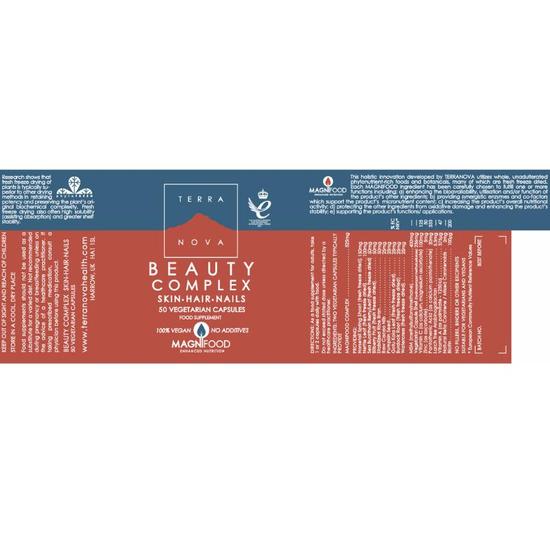 Terranova Beauty Complex Skin Hair Nails Vegicaps 50 Vegicaps