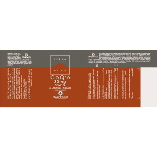 Terranova CoQ10 30mg Complex Vegicaps 50 Vegicaps
