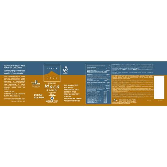 Terranova Intense Maca & Reishi Super-Shake Powder 224g
