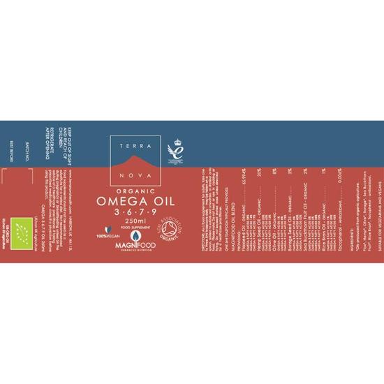 Terranova Organic Omega 3-6-7-9 Oil Blend 250ml