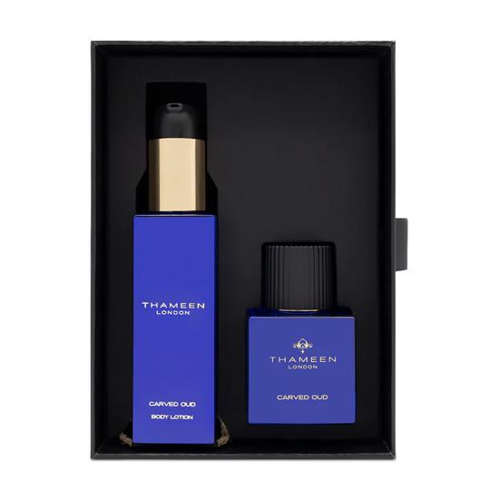 Thameen Carved Oud Extrait De Parfum Gift Set With Body Lotion 50ml