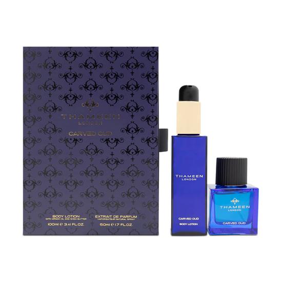 Thameen Carved Oud Extrait De Parfum Gift Set With Body Lotion 50ml