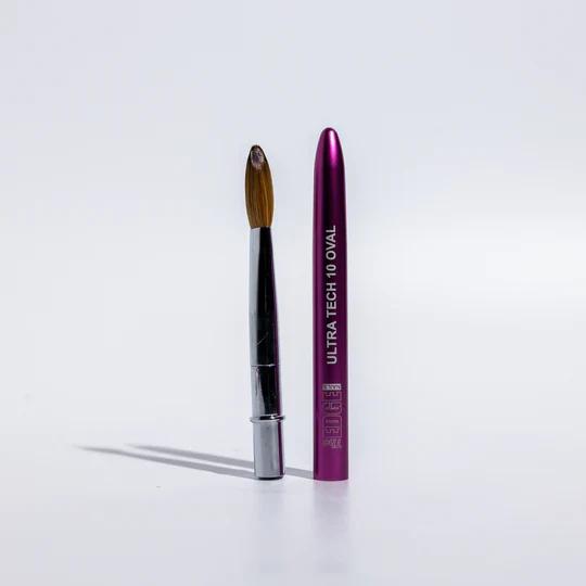 The Edge Nails Ultra Tech Oval Size 10 Brush