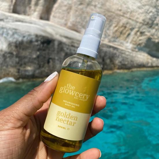 The Glowcery Golden Nectar Nourishing Body Oil