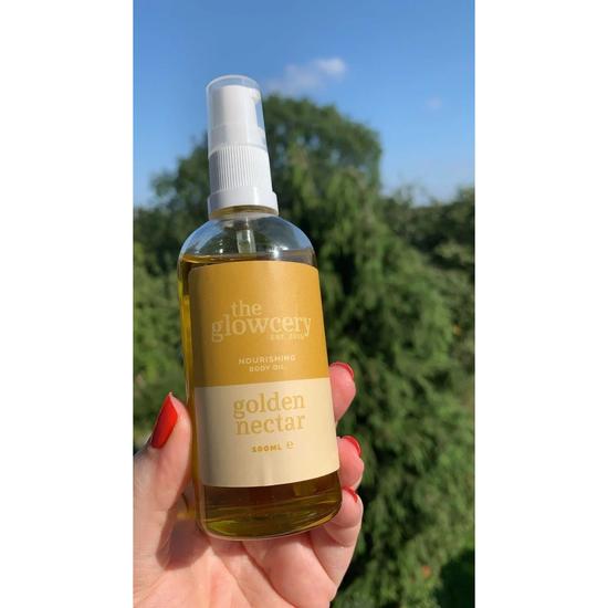 The Glowcery Golden Nectar Nourishing Body Oil