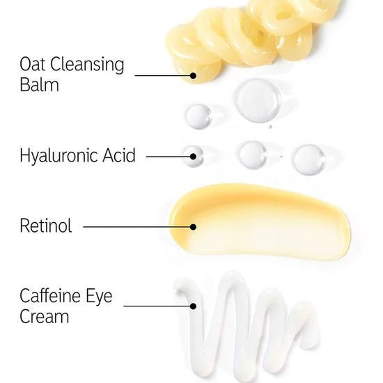 The INKEY List Winter Skin 101 Cleansing Balm + Hyaluronic Acid + Retinol + Eye Cream
