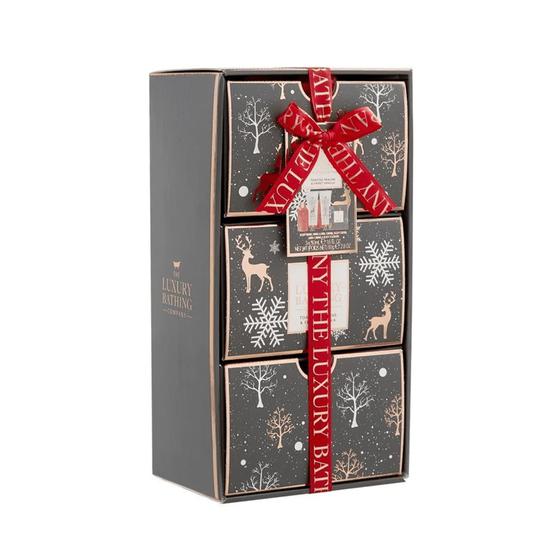 The Luxury Bathing Company Toasted Praline & Sweet Vanilla Ultimate Stacking Treats Gift Set