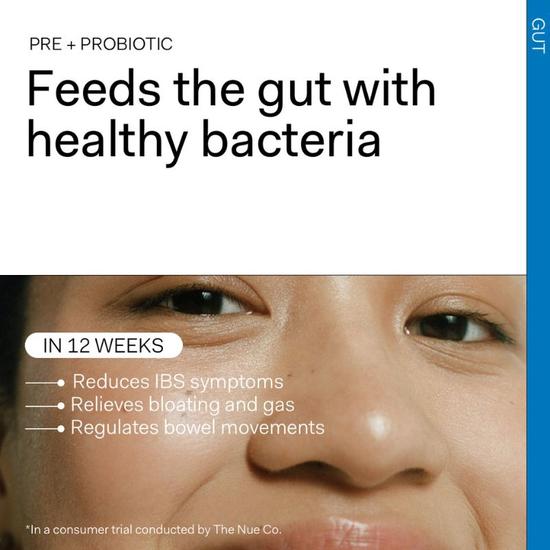 The Nue Co. Prebiotic + Probiotic Capsules 60 Capsules