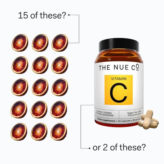 The Nue Co. Vitamin C Capsules 60 Capsules