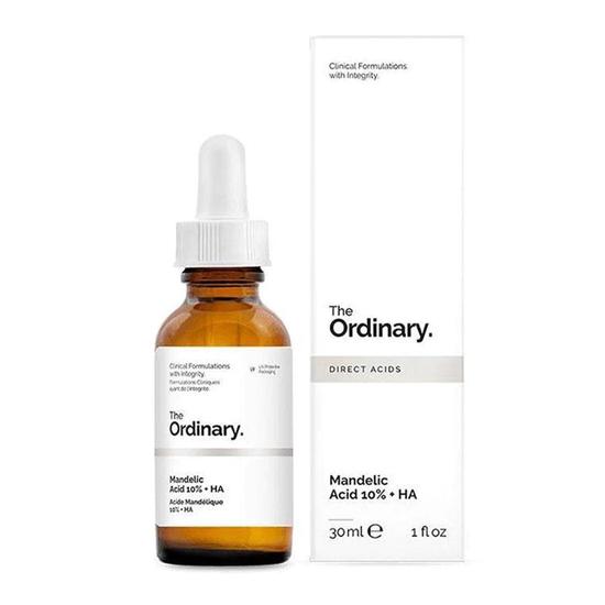 The Ordinary Mandelic Acid 10% + HA Dermal peeling formula to exfoliate the skin