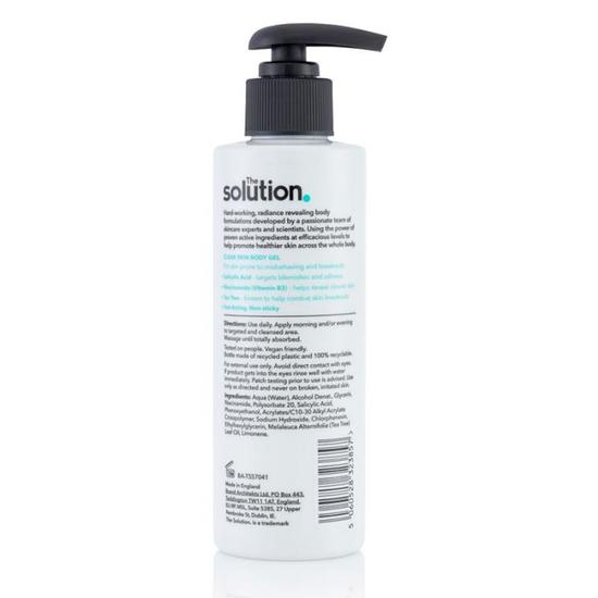 The Solution Salicylic Acid Clear Skin Body Gel 200ml