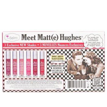 theBalm Meet Matte Hughes 6 Mini Long Lasting Liquid Lipsticks Kit Volume. 14 6x1.2ml