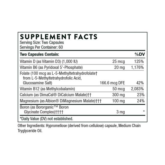 Thorne Advanced Bone Formula Capsules 120 Capsules
