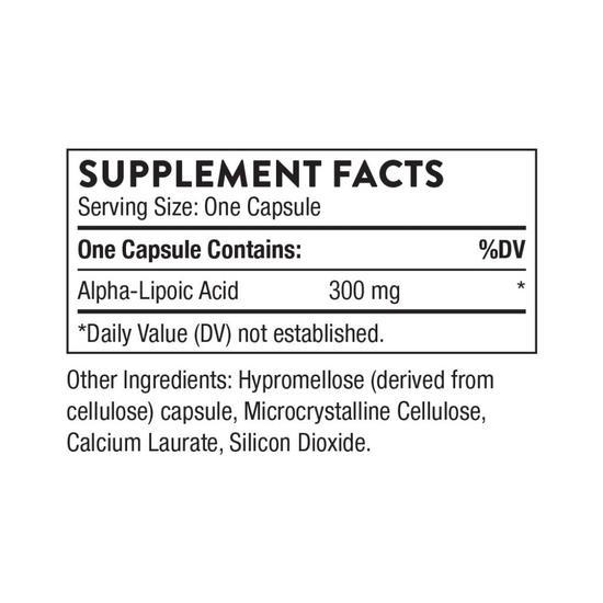 Thorne Alpha Lipoic Acid Capsules 60 Capsules