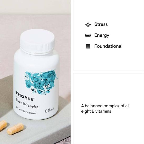 Thorne Basic B Complex Capsules 60 Capsules