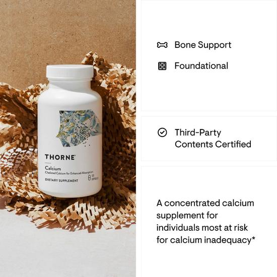 Thorne Calcium Capsules 120 Capsules