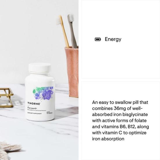 Thorne Ferrasorb Capsules 60 Capsules