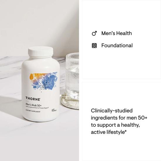 Thorne Multi Men's 50 Plus Capsules 180 Capsules