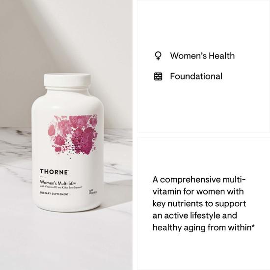 Thorne Multi Women's 50 Plus Capsules 180 Capsules