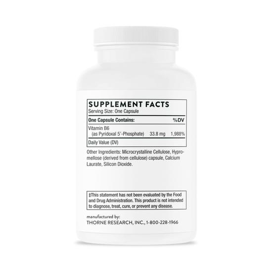 Thorne Pyridoxal-5-Phosphate Capsules 180 Capsules