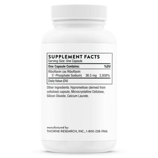 Thorne Riboflavin-5-Phosphate Capsules 60 Capsules