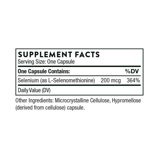 Thorne Selenium Capsules 60 Capsules