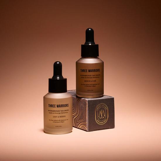 Three Warriors Hydrabronze Tan Drops Light To Medium