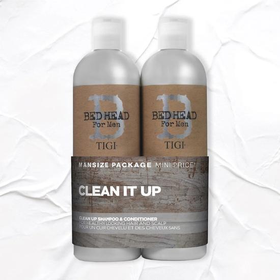 TIGI Bed Head By Tigi Shampoo & Conditioner For Men Clean It Up Tween Duo 750ml
