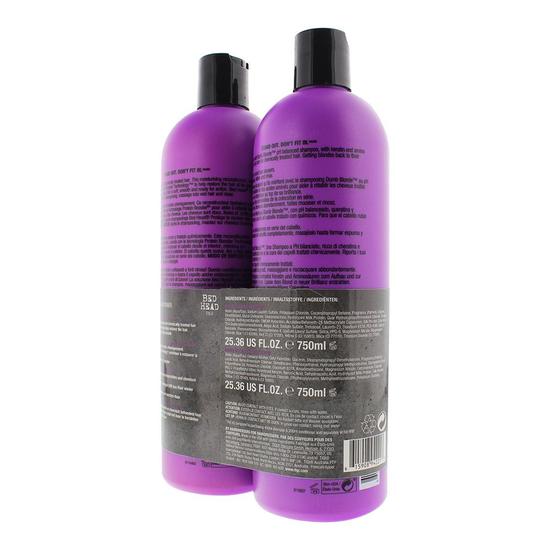 TIGI Bed Head Dumb Blonde Shampoo & Conditioner For Blonde Hair 2 x 750ml