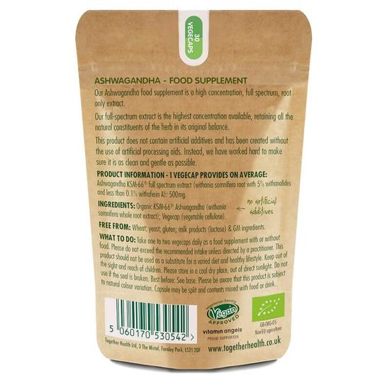 Together Health Ashwagandha Vegicaps 30 Vegicaps