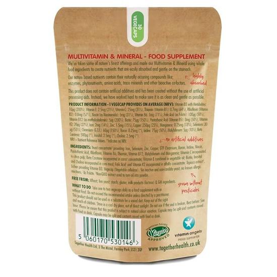 Together Health Multivitamin & Mineral Vegicaps 30 Vegicaps