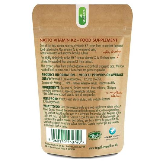 Together Health Vitamin K2 Vegicaps 30 Vegicaps
