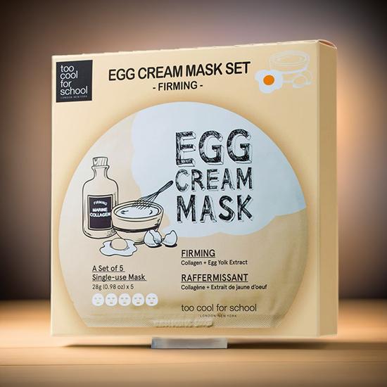 Too Cool For School Egg Cream Firming Mask x 5